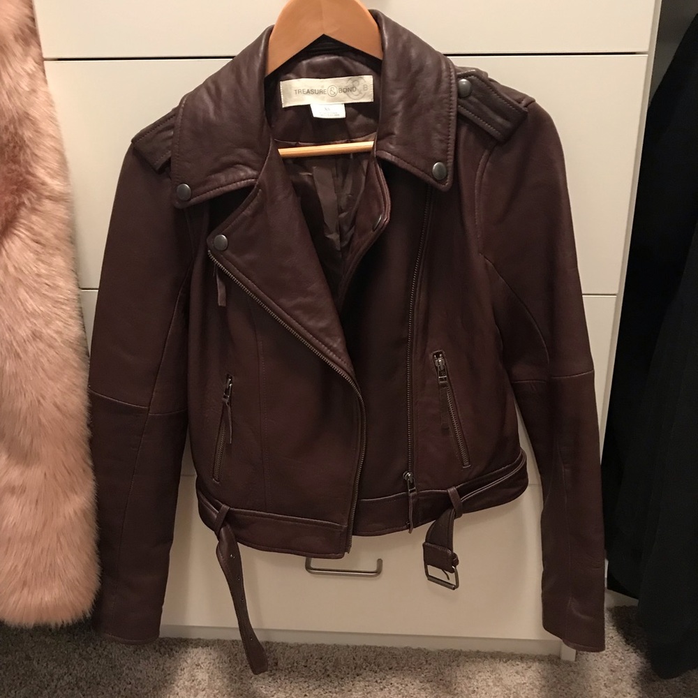 Leather Moto Jacket